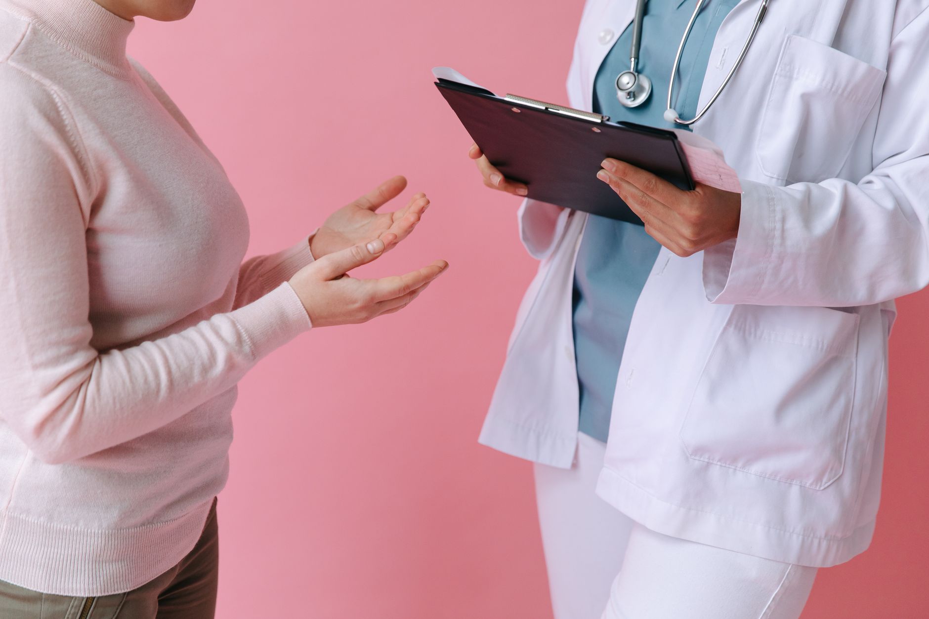 Doctor consulting a patient in a cardiology clinic