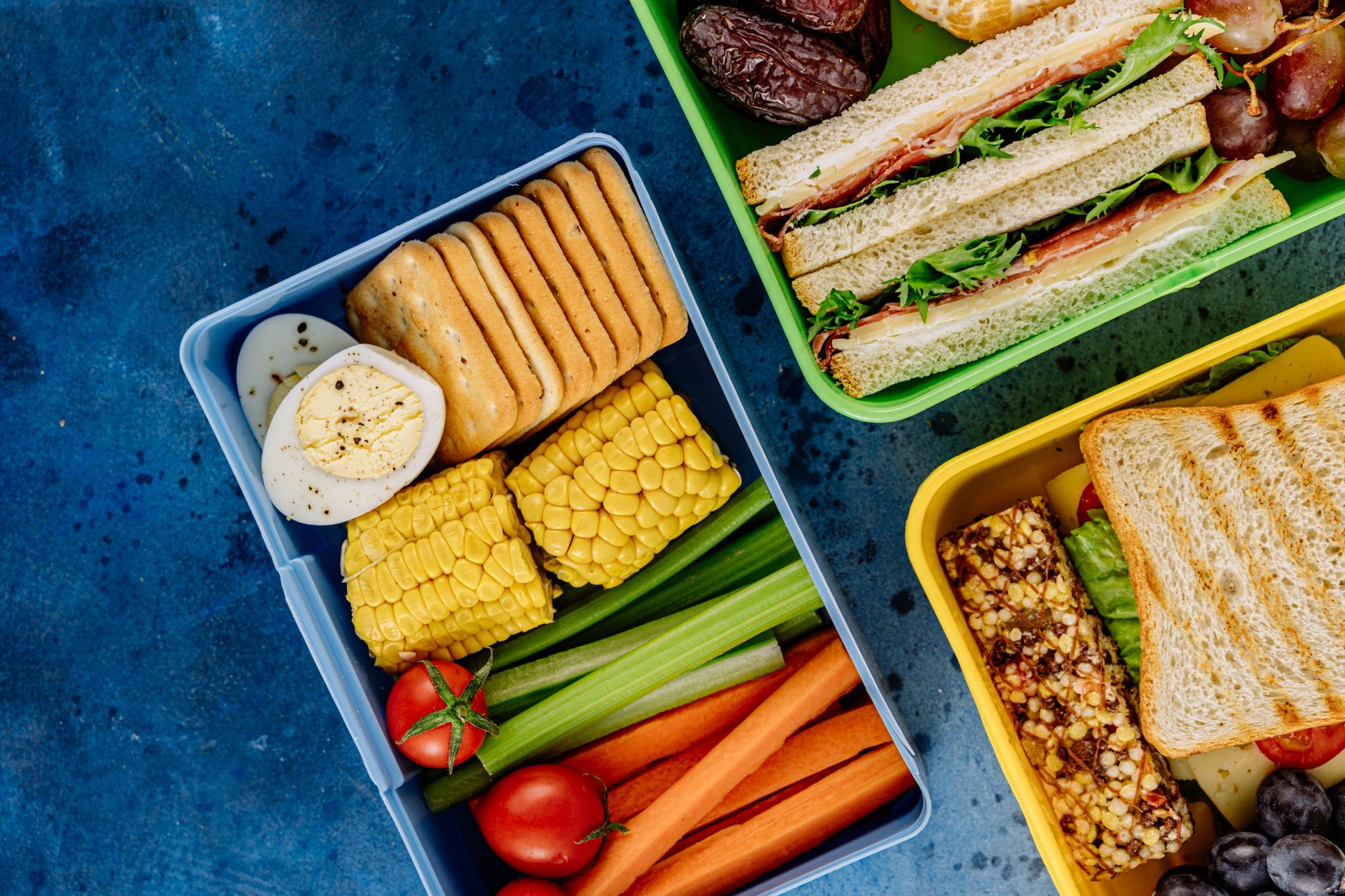 A healthy lunchbox with vegetables and chapati for a nutritious meal on the road