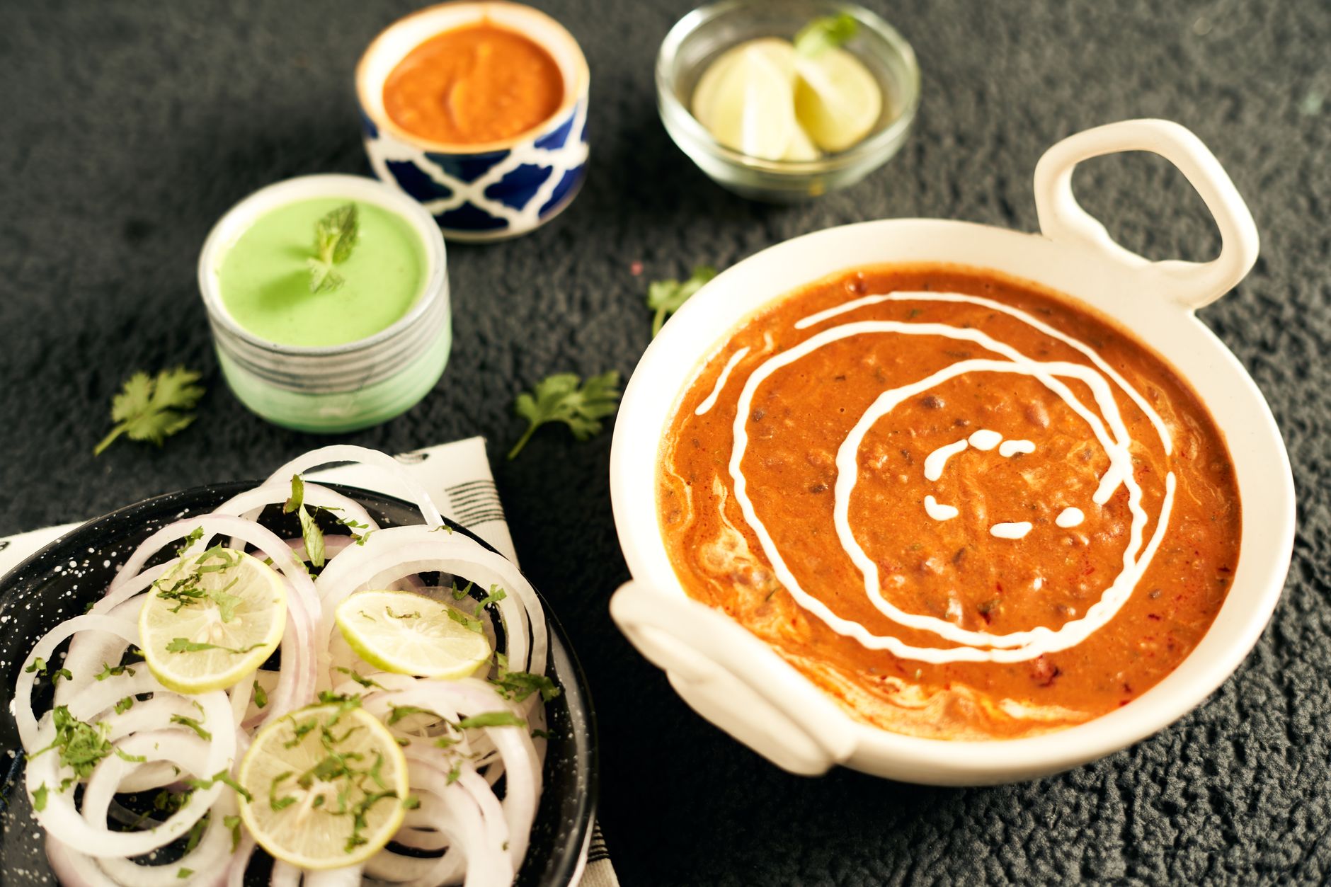 A bowl of nutritious lentil dal, a staple of heart-healthy Gujarati cooking