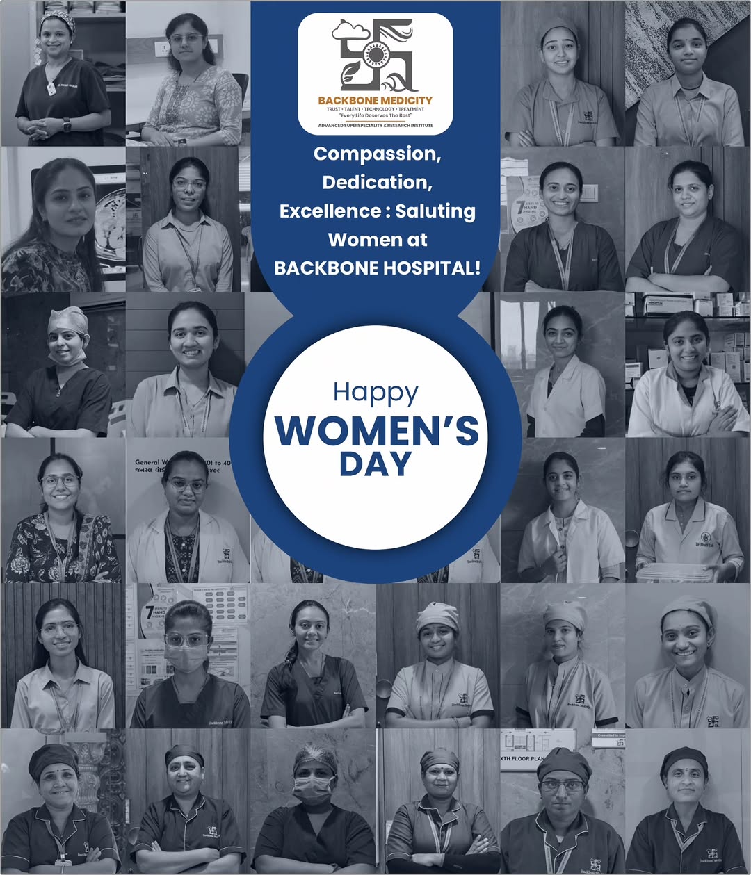 Happy Women's Day: Saluting the Women of Backbone Medicity, Rajkot — image 1